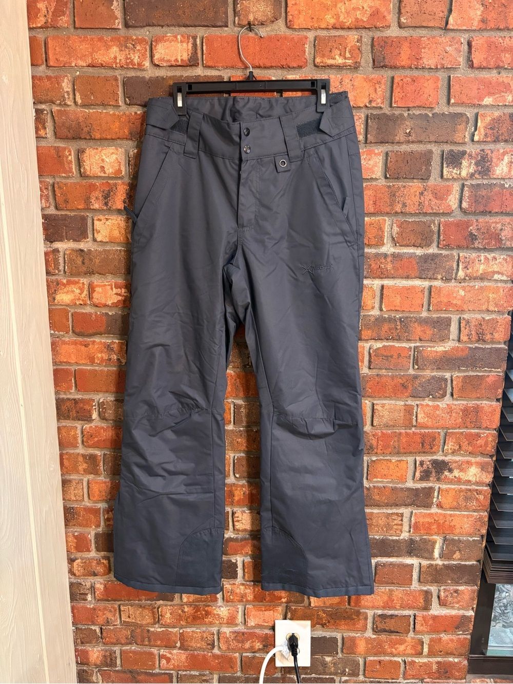 Arctix womens insulated waterproof ski snow pants gray M 31L